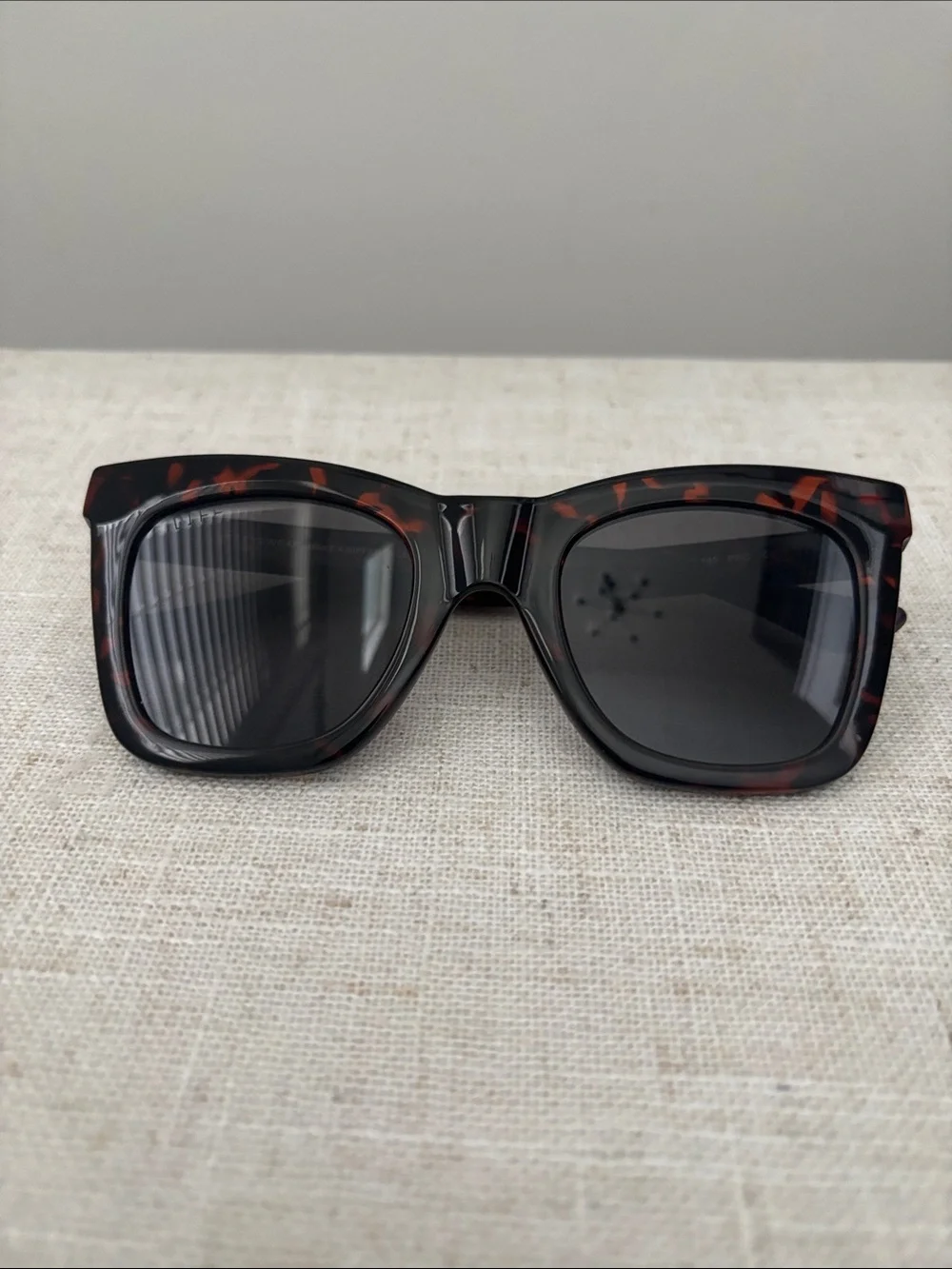 Diff Eyewear Tortoiseshell Black Lens Women's Sunglasses